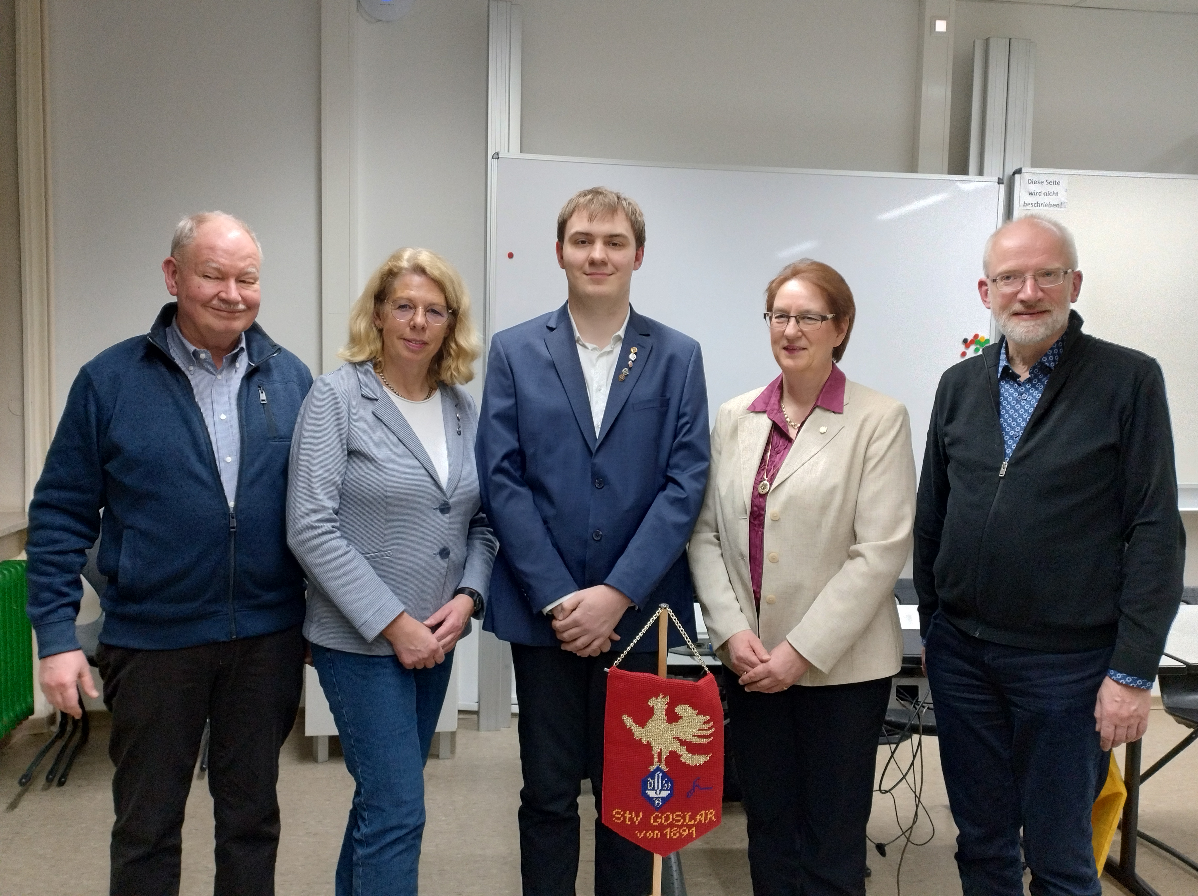 Vorstand: Wolfgang Groth, Gina Kirchner, Niklas Warnecke, Inge Biedermann, Andreas Tesch